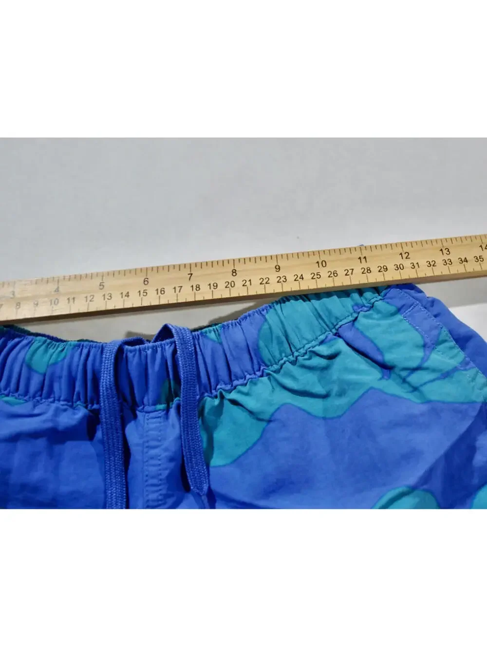 Patagonia Surf Beach Swim Hawaiian Blue Shorts Size Women's Small